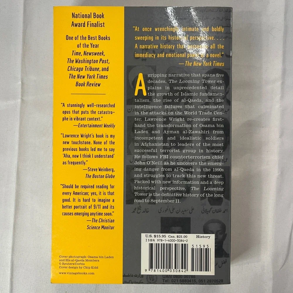 The‎ Looming Tower Al-Qaeda and the Road to 9/11 Lawrence Wright Paperback 2007